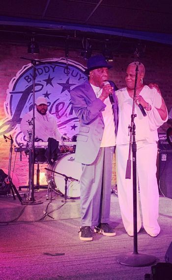 Sheryl, DuJuan (drums) & Buddy Guy
