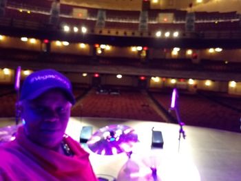 Sheryl NY Beacon Theater, Sound Check
